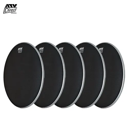 日本電子ドラムメーカーATVと日本唯一のドラムヘッドメーカーASPRがコラボした専用ドラムヘッドセット、リアルな打感と高音質を実現