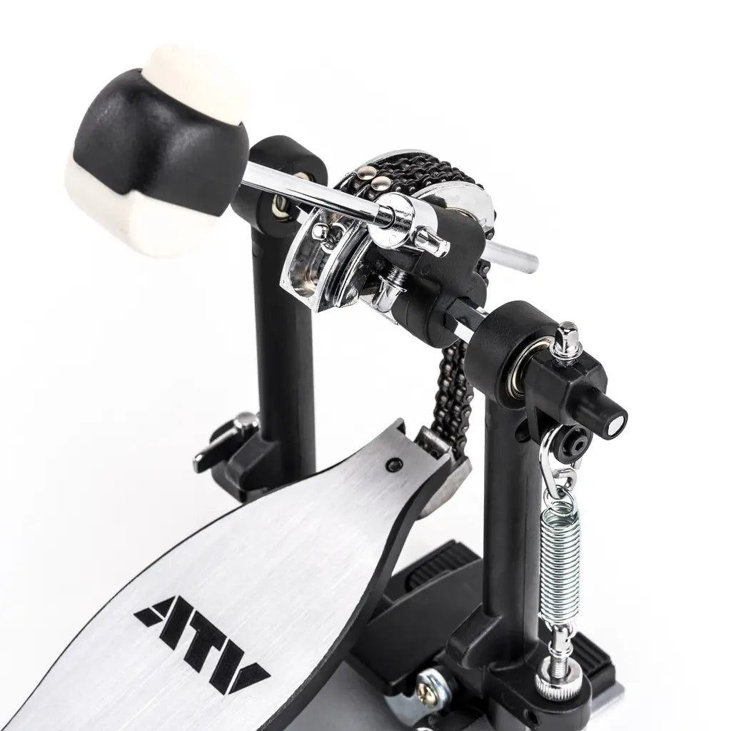 日本の電子ドラムメーカー ATV オリジナル キックペダル(シングル) - 優れた踏み心地とレスポンスでリアルなバスドラム演奏を再現、初心者からプロまでおすすめ